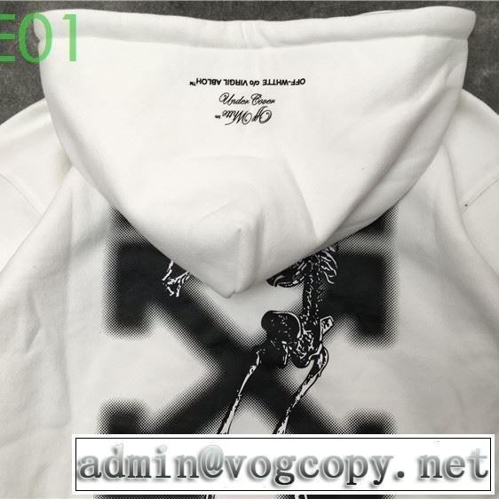 世界共通のアイテム 2色可選 Off-White オフホワイトおしゃれな人が持っている パーカー20新作です