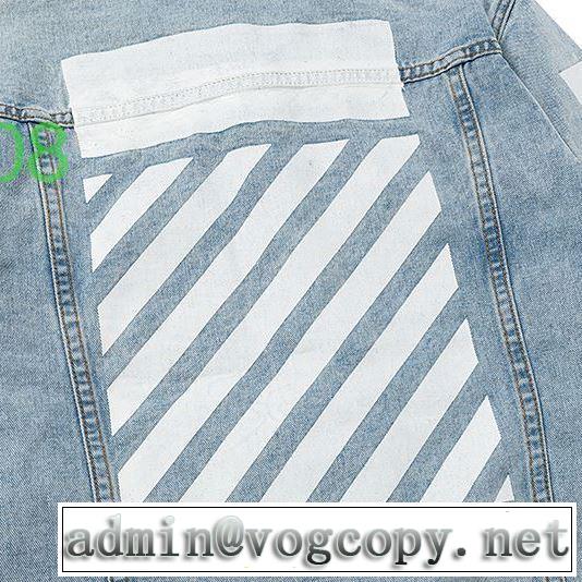 20新作です デニムジャケット 安心安全人気通販 Off-White オフホワイト ストリート界隈でも人気