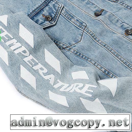 20新作です デニムジャケット 安心安全人気通販 Off-White オフホワイト ストリート界隈でも人気