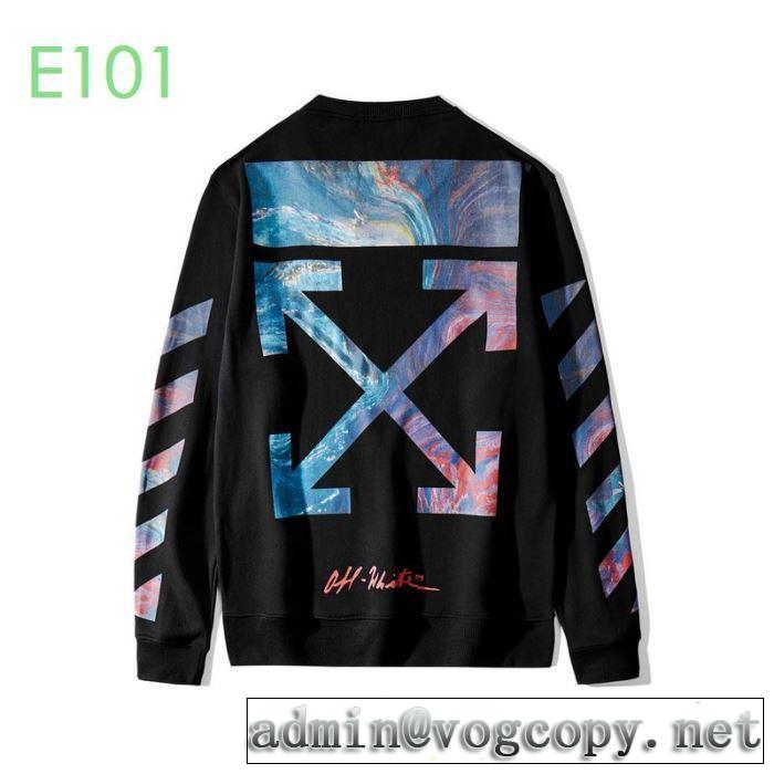 着こなしを楽しむ 2色可選 Off-White オフホワイトストリート系に大人気 プルオーバーパーカー 20新作です
