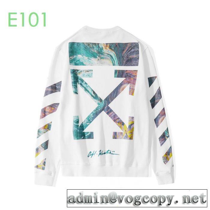 着こなしを楽しむ 2色可選 Off-White オフホワイトストリート系に大人気 プルオーバーパーカー 20新作です