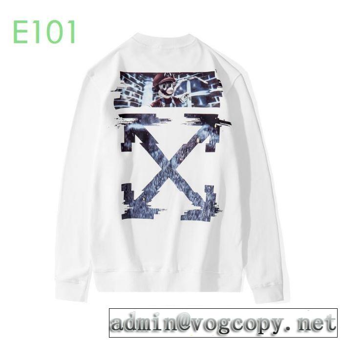十分上品 2色可選 Off-White 20新作です オフホワイト プルオーバーパーカー 価格も嬉しいアイテム