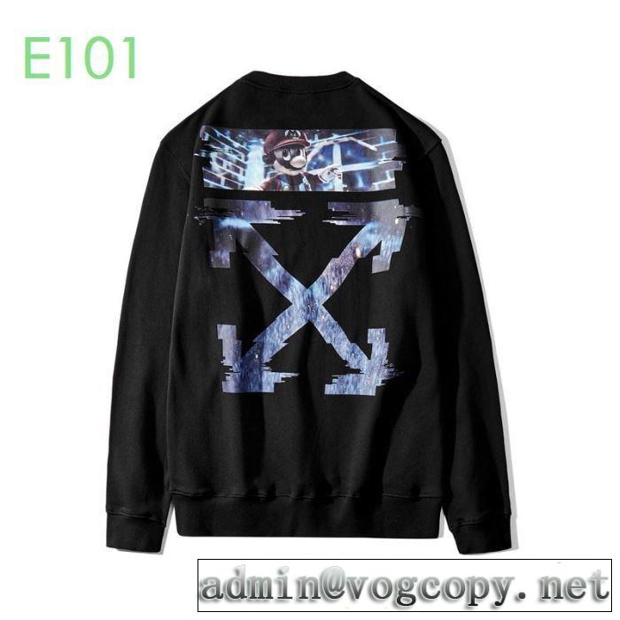 十分上品 2色可選 Off-White 20新作です オフホワイト プルオーバーパーカー 価格も嬉しいアイテム