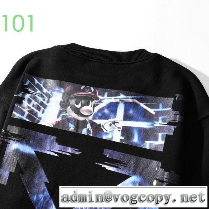 十分上品 2色可選 Off-White 20新作です オフホワイト プルオーバーパーカー 価格も嬉しいアイテム