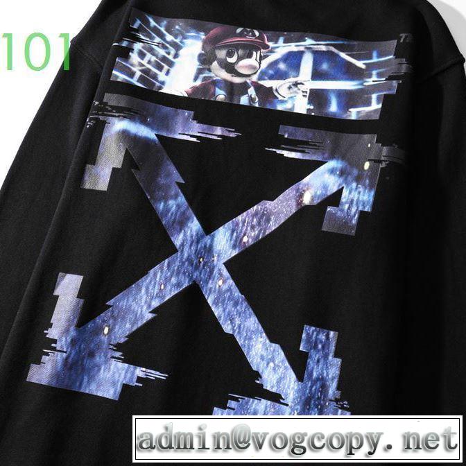 十分上品 2色可選 Off-White 20新作です オフホワイト プルオーバーパーカー 価格も嬉しいアイテム