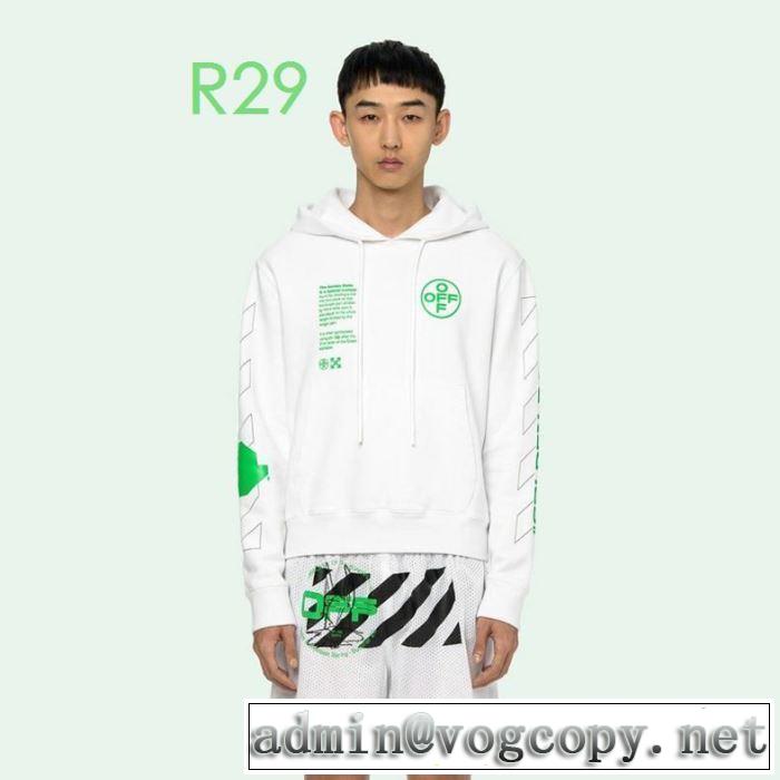 20SS☆送料込 2色可選 Off-White オフホワイト 質の高い新品パーカー 非常にシンプルなデザインな