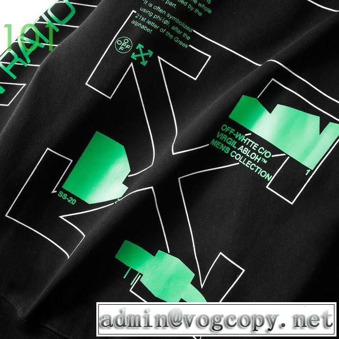 20SS☆送料込 2色可選 Off-White オフホワイト 質の高い新品パーカー 非常にシンプルなデザインな