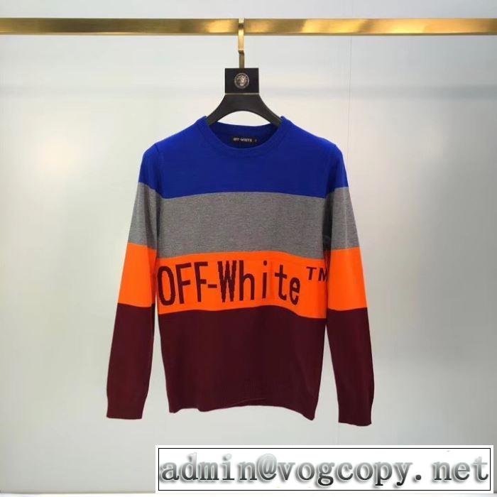 Off-White オフホワイト普段見ないデザインばかり  20新作ですニットウェア 今季の主力おすすめ