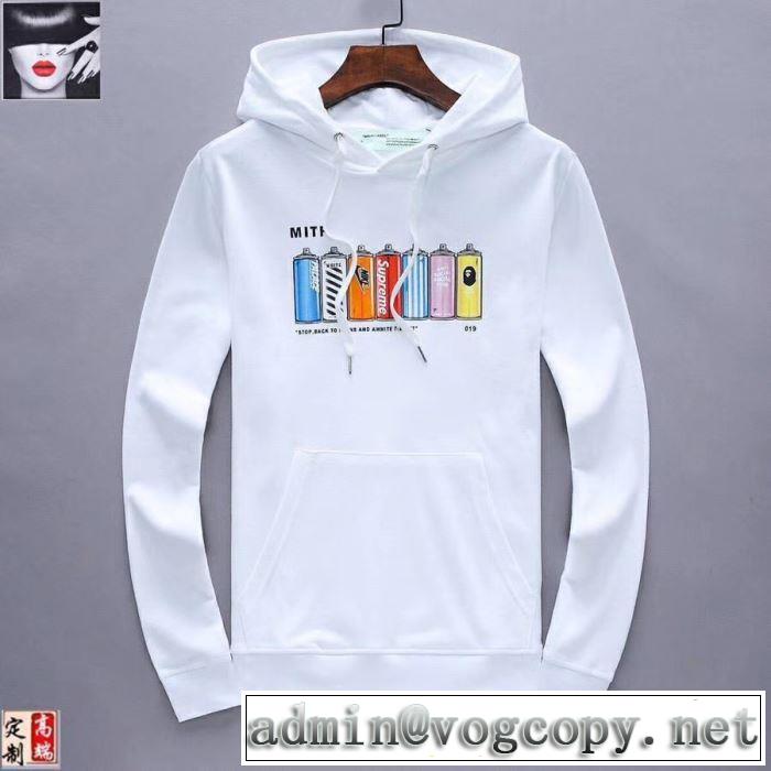 注目を集めてる 2色可選 Off-White オフホワイト 本当に嬉しいアイテムパーカー 今年の春トレンド