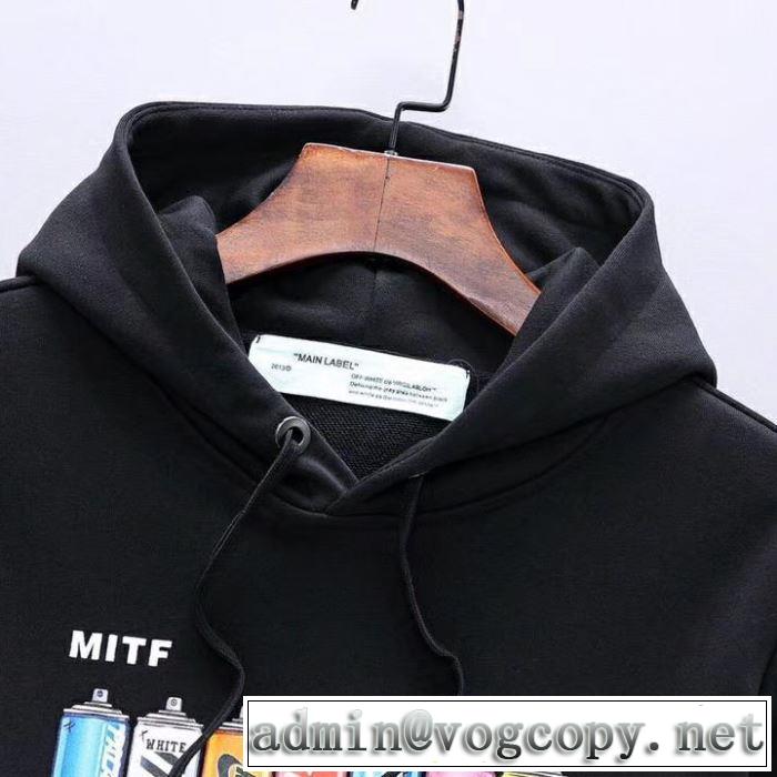 注目を集めてる 2色可選 Off-White オフホワイト 本当に嬉しいアイテムパーカー 今年の春トレンド