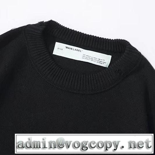 20新作です 2色可選 Off-White オフホワイト絶対に見逃せない ニットウェア 海外限定ライン
