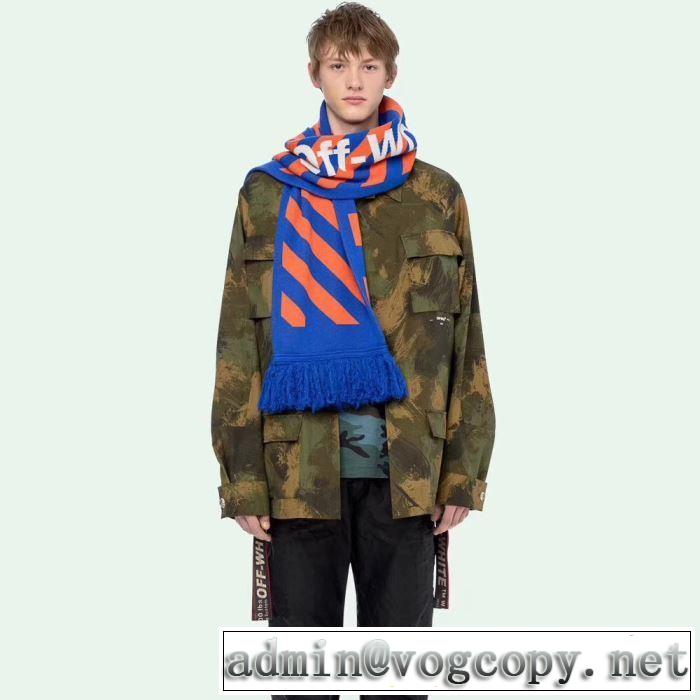 4色可選憧れブランドの2020春夏  Off-White オフホワイト  マフラー 美しくデザイン性のある