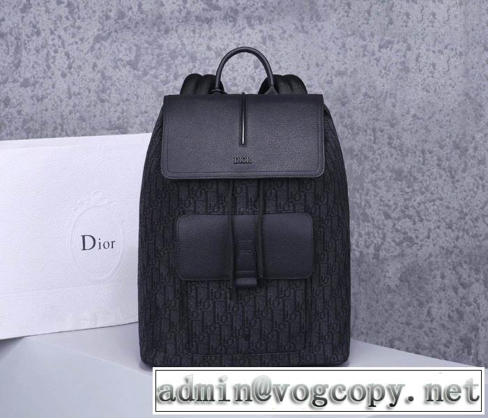 価格帯が低い ディオール DIOR 非常にシンプルなデザインな リュック 高級感のある素材