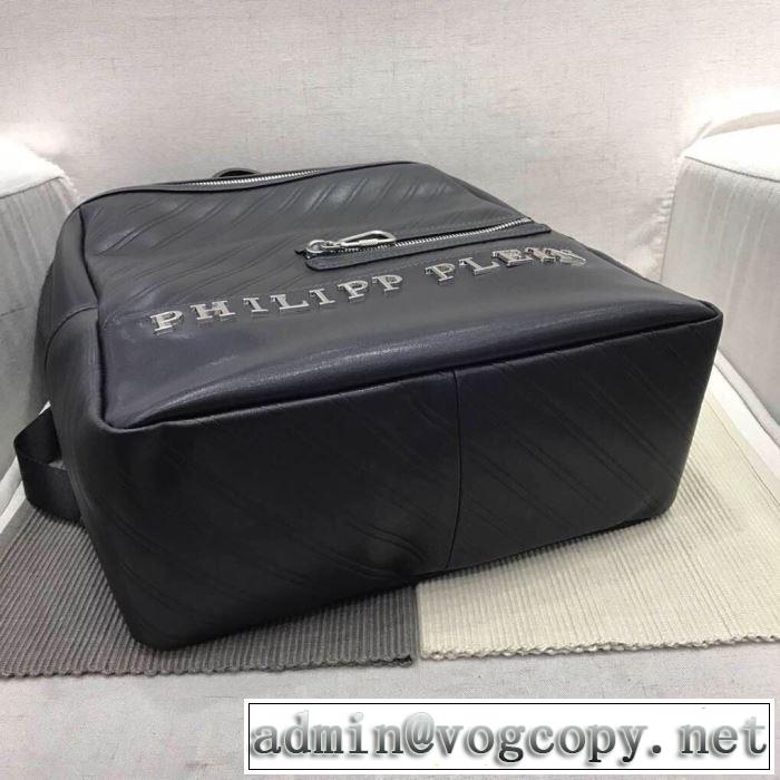 お洒落新作PHILIPP PLEIN フィリッププレイン リュック ブランド コピー 人気ランキング2020トレンドバックパック通販ブラック