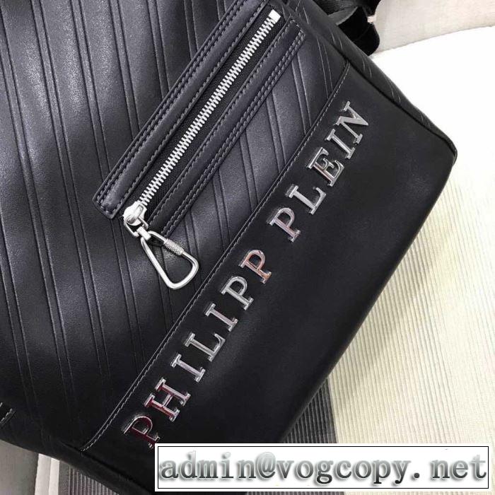お洒落新作PHILIPP PLEIN フィリッププレイン リュック ブランド コピー 人気ランキング2020トレンドバックパック通販ブラック