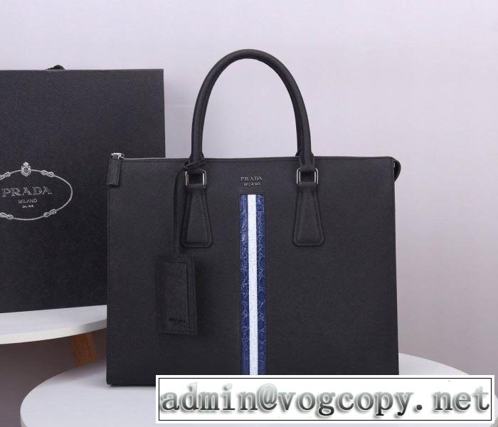 大人気柄 プラダ PRADA 価格帯が低い ビジネスバッグ 非常にシンプルなデザインな