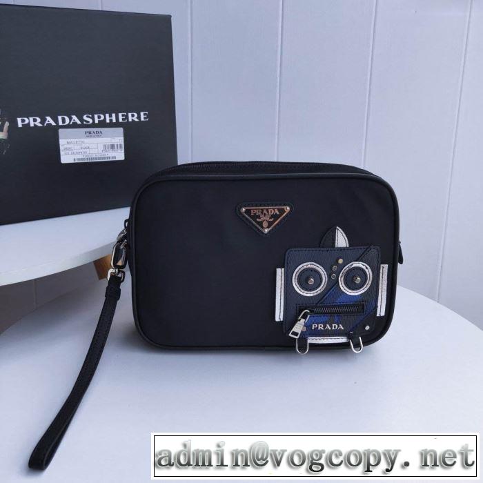 質の高い新品 プラダ PRADA 注目度が上昇中 ポーチ 2020年春夏コレクション