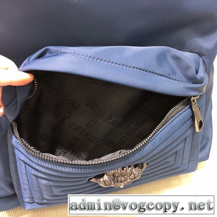 最新入荷2020ヴェルサーチ メドゥーサヘッド ナイロン バックパックVERSACEコレクション リュック コピー 使いやすい新品