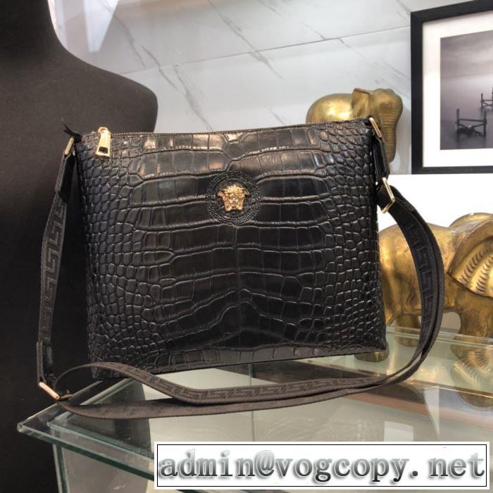 VIP価格ヴェルサーチ ショルダーバッグ VERSACE ビジネスファション 2020人気ランキング出勤用 耐久性も抜群 限定品