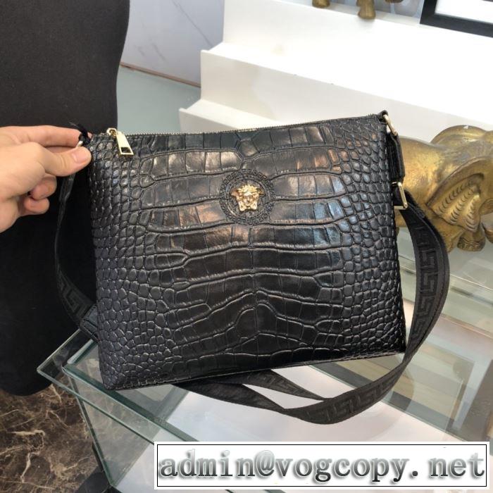 VIP価格ヴェルサーチ ショルダーバッグ VERSACE ビジネスファション 2020人気ランキング出勤用 耐久性も抜群 限定品