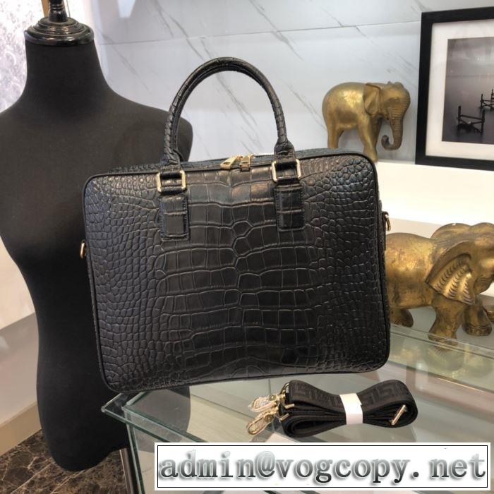 激安2020春夏ヴェルサーチ メデューサ バッグ 値段 ビジネスシーンVERSACE ブリーフケース 安い コピー 収納性抜群