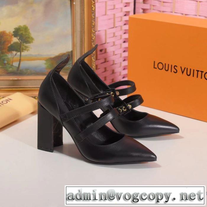 ファッション上級者向け 多色可選 ルイ ヴィトン 2019秋冬トレンドデザイン LOUIS VUITTON 人気の秋冬新作再登場 ハイヒール