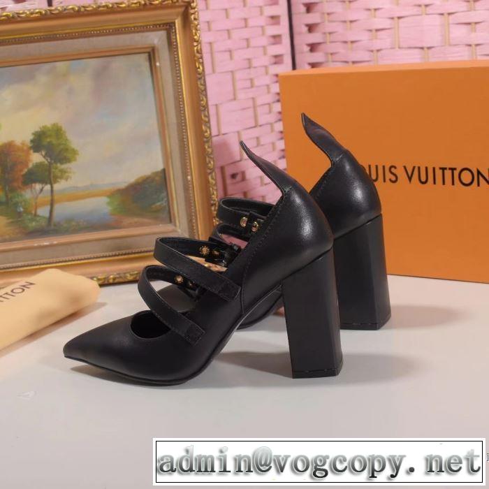 ファッション上級者向け 多色可選 ルイ ヴィトン 2019秋冬トレンドデザイン LOUIS VUITTON 人気の秋冬新作再登場 ハイヒール