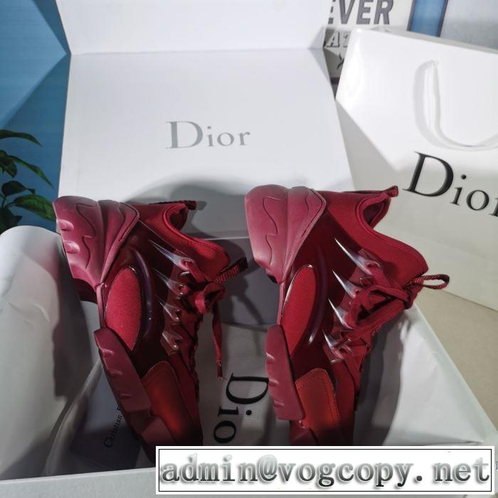 3色可選 ランニングシューズ 着心地もなめらかで快適 ディオール2019トレンドカラー秋冬セール  DIOR とにかく完璧ブランド新作