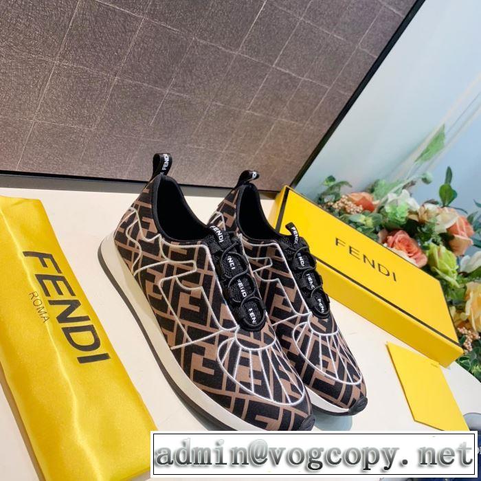 3色可選 ランニングシューズ さわやかに新品おすすめ フェンディ2019秋冬トレンドアイテム  FENDI  今年注目な新品セール