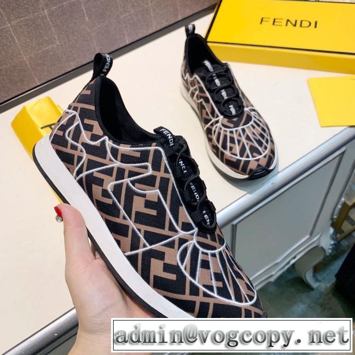 3色可選 ランニングシューズ さわやかに新品おすすめ フェンディ2019秋冬トレンドアイテム  FENDI  今年注目な新品セール