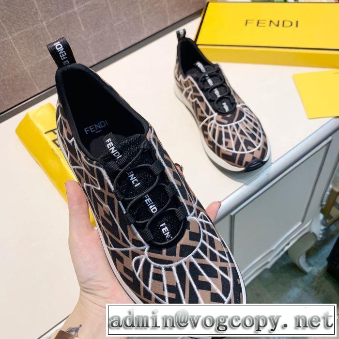 3色可選 ランニングシューズ さわやかに新品おすすめ フェンディ2019秋冬トレンドアイテム  FENDI  今年注目な新品セール
