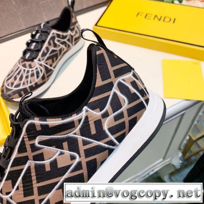 3色可選 ランニングシューズ さわやかに新品おすすめ フェンディ2019秋冬トレンドアイテム  FENDI  今年注目な新品セール