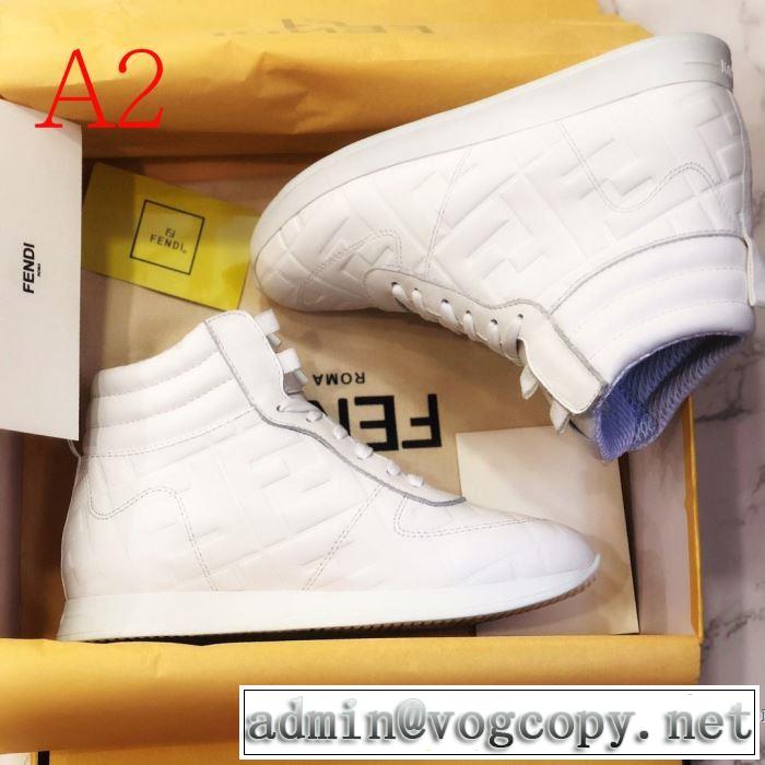 人気ファッション雑誌でも掲載 3色可選 フェンディ 最重要！2019秋冬トレンド FENDI 最新トレンドコーデおすすめ ランニングシューズ
