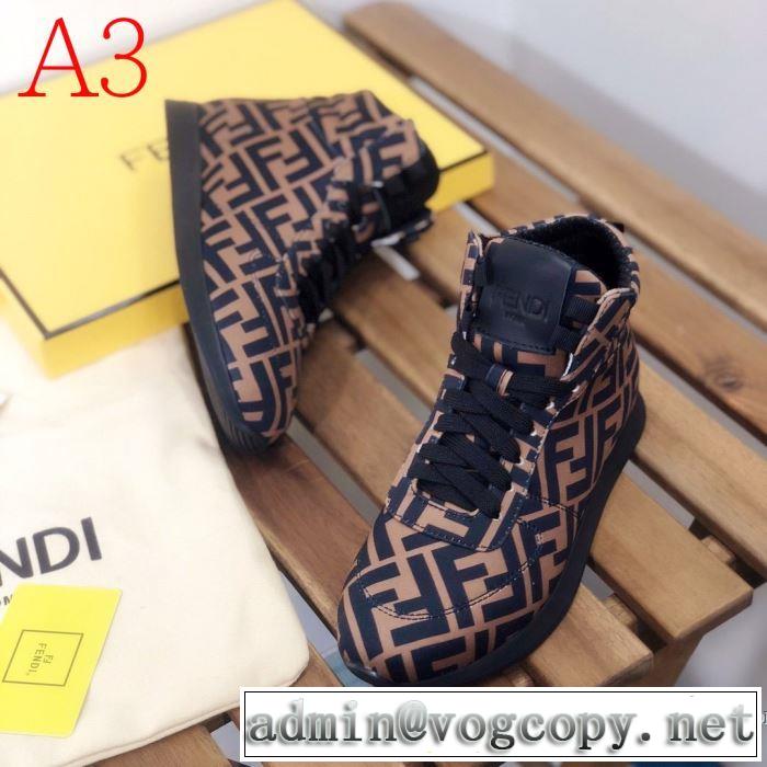 人気ファッション雑誌でも掲載 3色可選 フェンディ 最重要！2019秋冬トレンド FENDI 最新トレンドコーデおすすめ ランニングシューズ