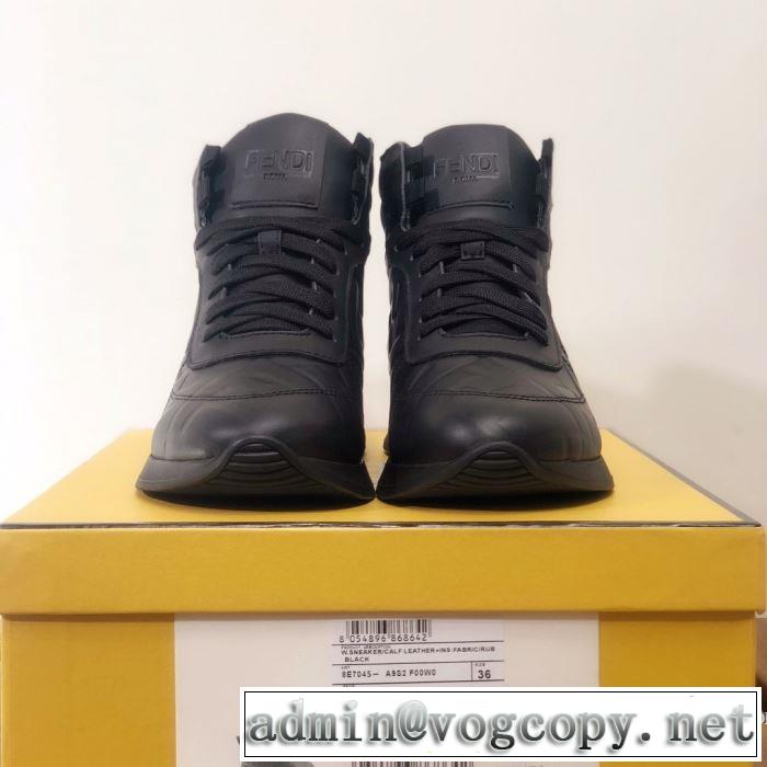人気ファッション雑誌でも掲載 3色可選 フェンディ 最重要！2019秋冬トレンド FENDI 最新トレンドコーデおすすめ ランニングシューズ