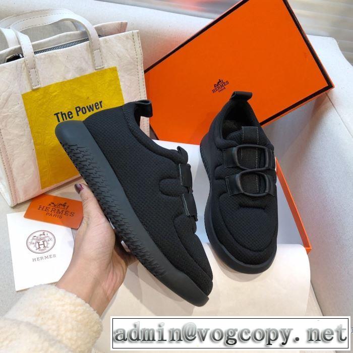 2色可選 機能性が良くブランド新品 エルメス HERMES 2019-2020秋冬のファッション ランニングシューズ 今季トレンド新作はこれ