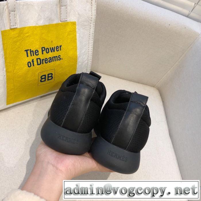 2色可選 機能性が良くブランド新品 エルメス HERMES 2019-2020秋冬のファッション ランニングシューズ 今季トレンド新作はこれ