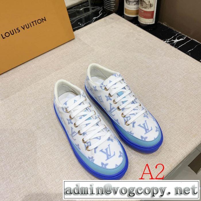 2色可選 ファッショントレンドを早速チェック ルイ ヴィトン LOUIS VUITTON2020秋冬流行ファション  ランニングシューズ 最高にCOOL秋冬新作