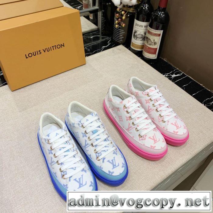 2色可選 ファッショントレンドを早速チェック ルイ ヴィトン LOUIS VUITTON2020秋冬流行ファション  ランニングシューズ 最高にCOOL秋冬新作