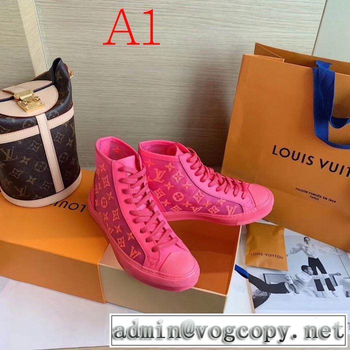 3色可選ランニングシューズ 2019-20秋冬取り入れやすい オシャレスタイルが今年流 ルイ ヴィトン LOUIS VUITTON 寒い季節トレンド上品