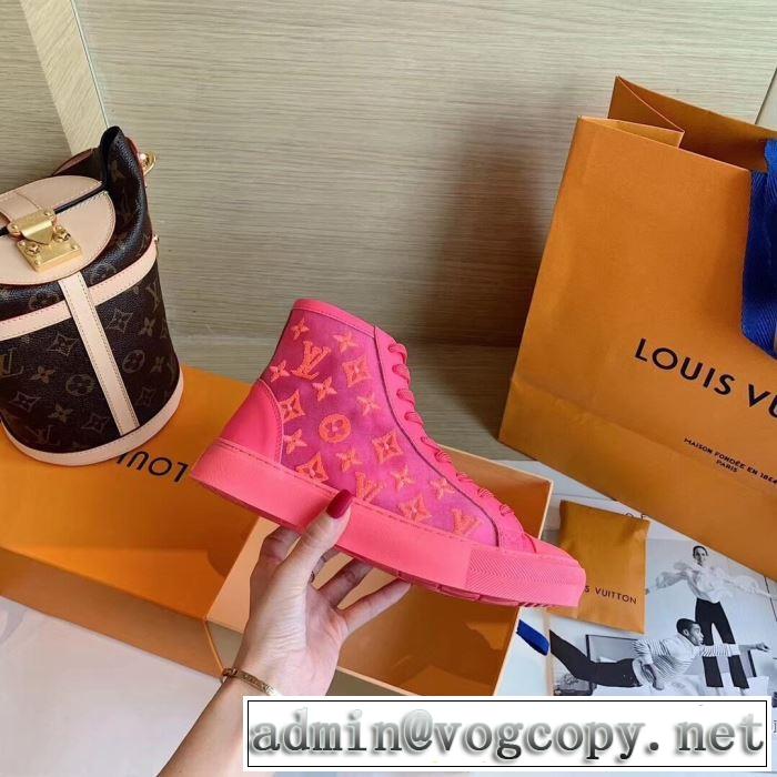 3色可選ランニングシューズ 2019-20秋冬取り入れやすい オシャレスタイルが今年流 ルイ ヴィトン LOUIS VUITTON 寒い季節トレンド上品