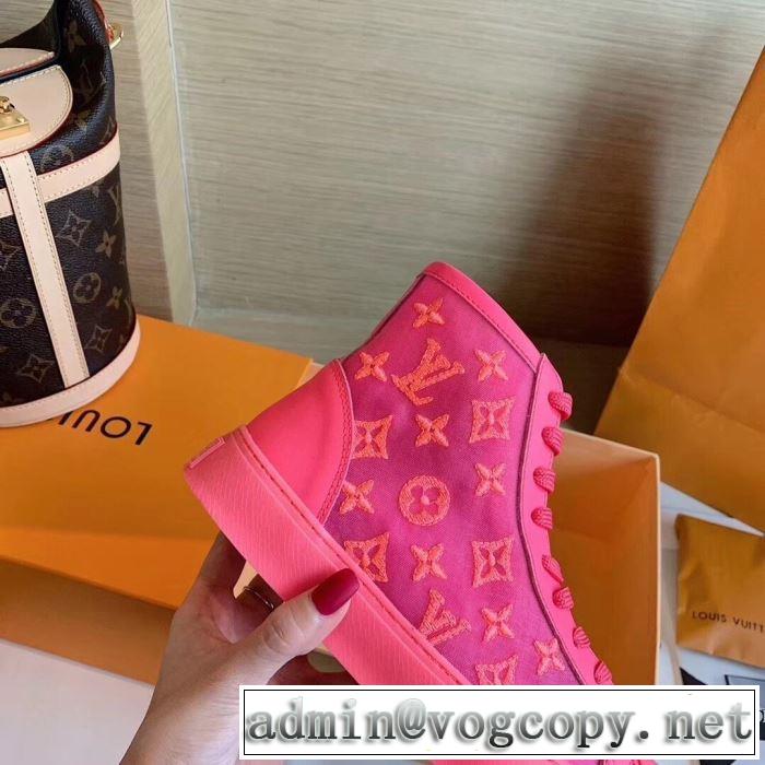 3色可選ランニングシューズ 2019-20秋冬取り入れやすい オシャレスタイルが今年流 ルイ ヴィトン LOUIS VUITTON 寒い季節トレンド上品