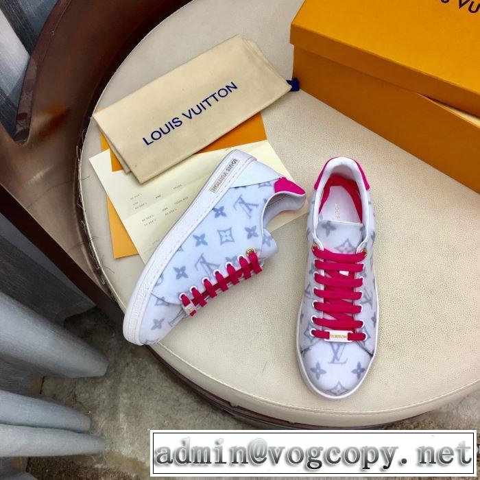 3色可選 ルイ ヴィトン 秋服コーデ2019年版 LOUIS VUITTON 大胆なチェックの人気トレンド ランニングシューズ 2019秋冬トレンドアイテム