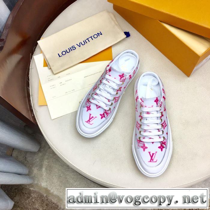 2色可選 今年注目な新品セール ルイ ヴィトン LOUIS VUITTON 2019秋冬最重要アイテム ランニングシューズ 秋冬とれんど新品目立ち