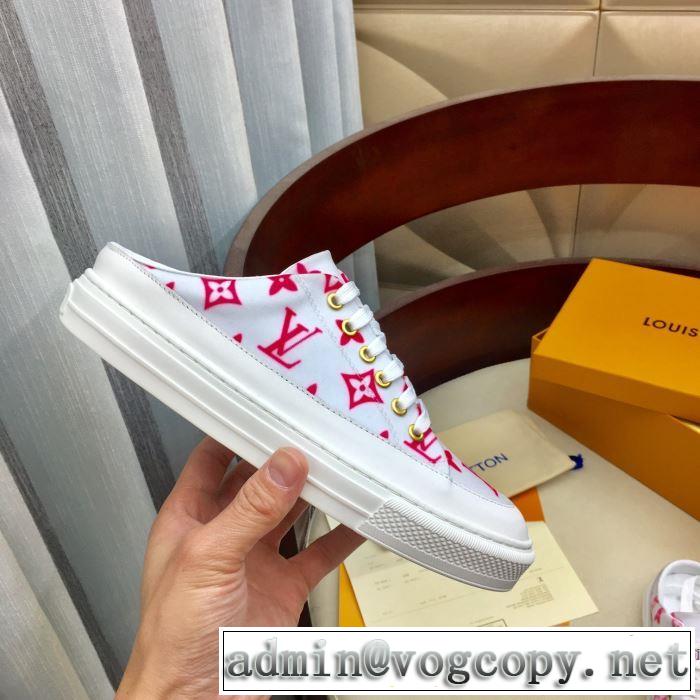 2色可選 今年注目な新品セール ルイ ヴィトン LOUIS VUITTON 2019秋冬最重要アイテム ランニングシューズ 秋冬とれんど新品目立ち