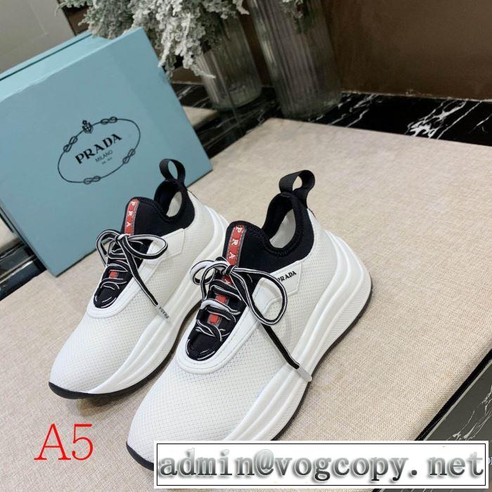 多色可選 おしゃれさんはいち早く取り プラダ PRADA 2019秋、イチオシ上品 ランニングシューズ 今シーズン注目のアイテム
