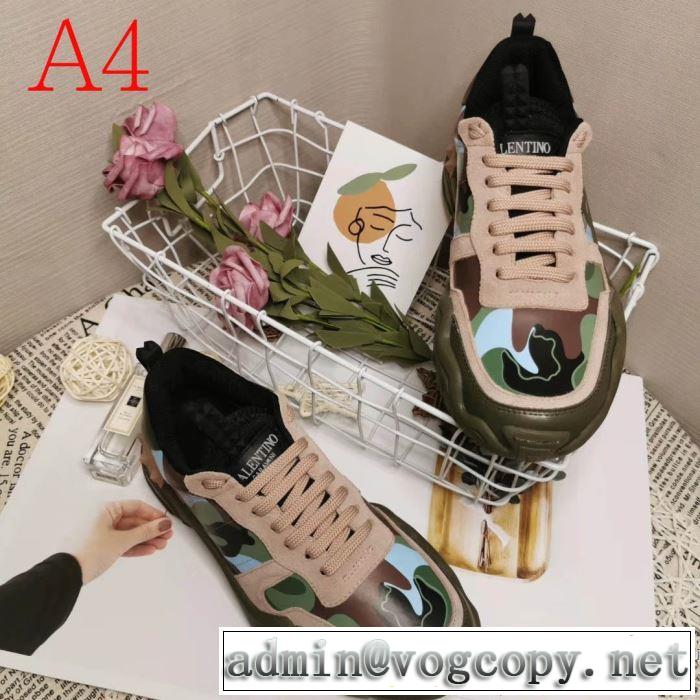 多色可選 ヴァレンティノ VALENTINO 最速2019秋冬トレンドブランド ランニングシューズ  今年らしい新しい人気色