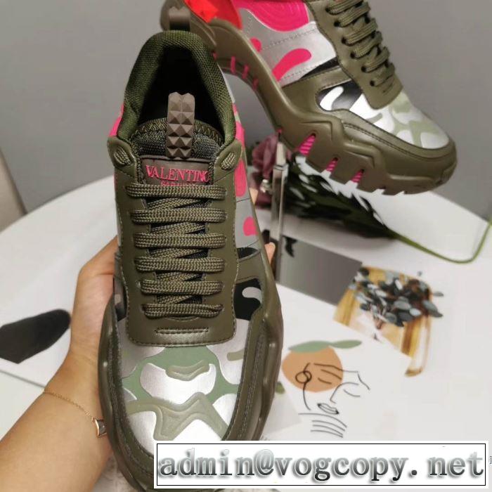多色可選 ヴァレンティノ VALENTINO 最速2019秋冬トレンドブランド ランニングシューズ  今年らしい新しい人気色