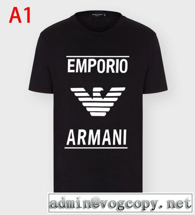 EMPORIO ARMANI アルマーニR-EA-MIX Tシャツコピー メンズ コーデ2020人気トレンド 新しいファッションの流れ 半袖 