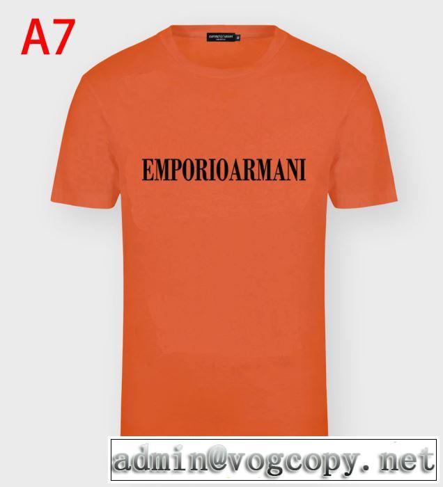エンポリオ アルマーニ ｔシャツ スーパーコピー 激安 お得感の強い2020人気トレンド メンズ 半袖 春夏定番モデル コーデ